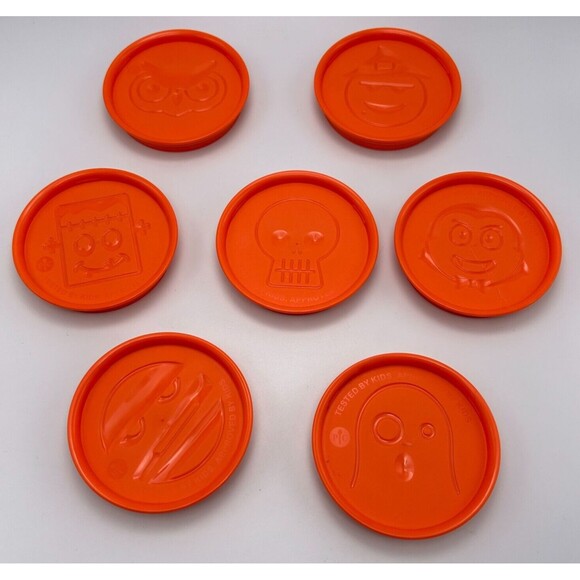 SET OF 7 Pampered Chef #1598 Stackable Halloween Cookie Cutters/Molds - Retired - Picture 2 of 5